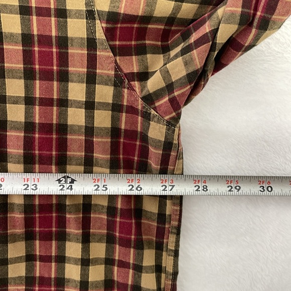 Vintage Abercrombie & Fitch Plaid Button Down Shirt sz Large - Picture 6 of 8